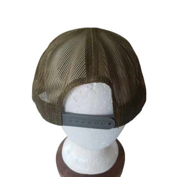 Bass Pro Shops Hat Solid Light Olive Mesh Snapback NEW OSFM - Picture 3 of 5